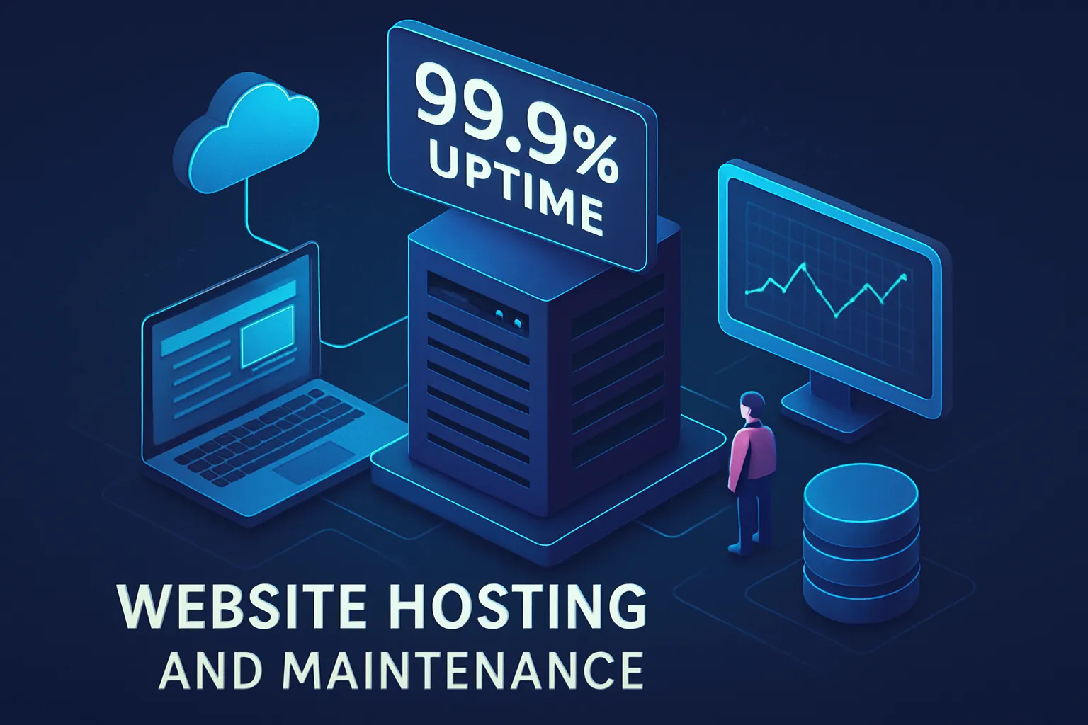 99.9% Uptime: Website Hosting and Maintenance Services