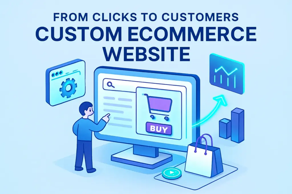 from clicks to customers custom ecommerce website guide
